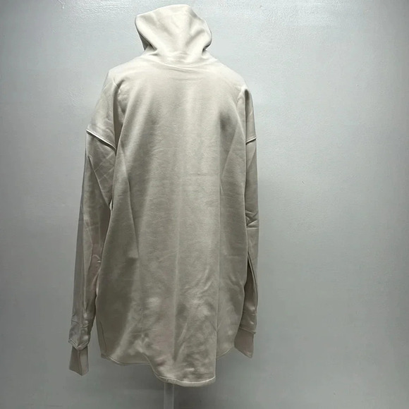 Nike Reversible Pullover Maternity Long Sleeve Sweatshirt Cream New NWT Medium - Picture 4 of 9